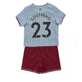 Baby Fußballbekleidung Aston Villa Philippe Coutinho #23 Auswärtstrikot 2022-23 Kurzarm (+ kurze hosen)